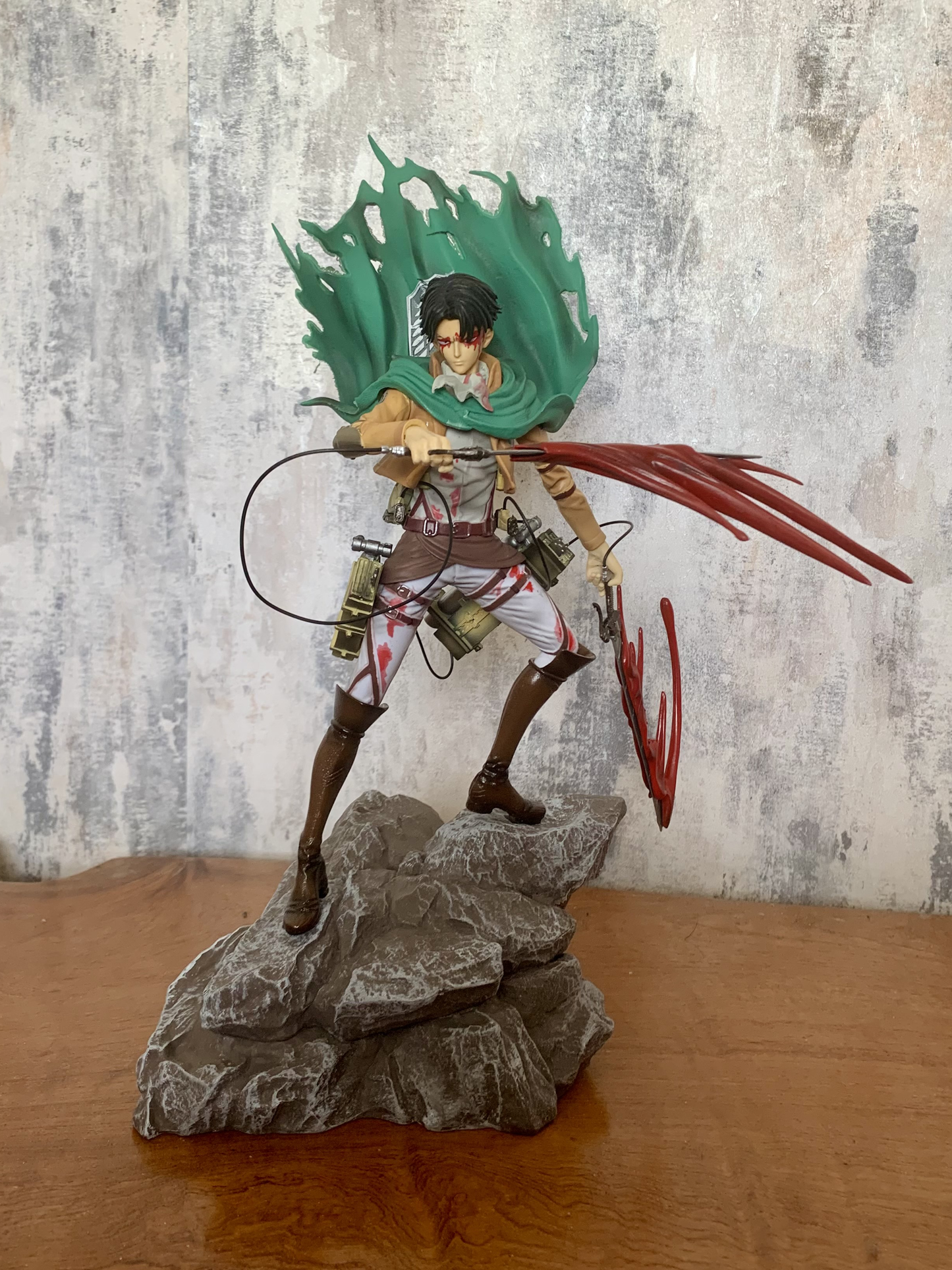 35cm Huge Levi Ackerman Attack On Titan Anime Figure