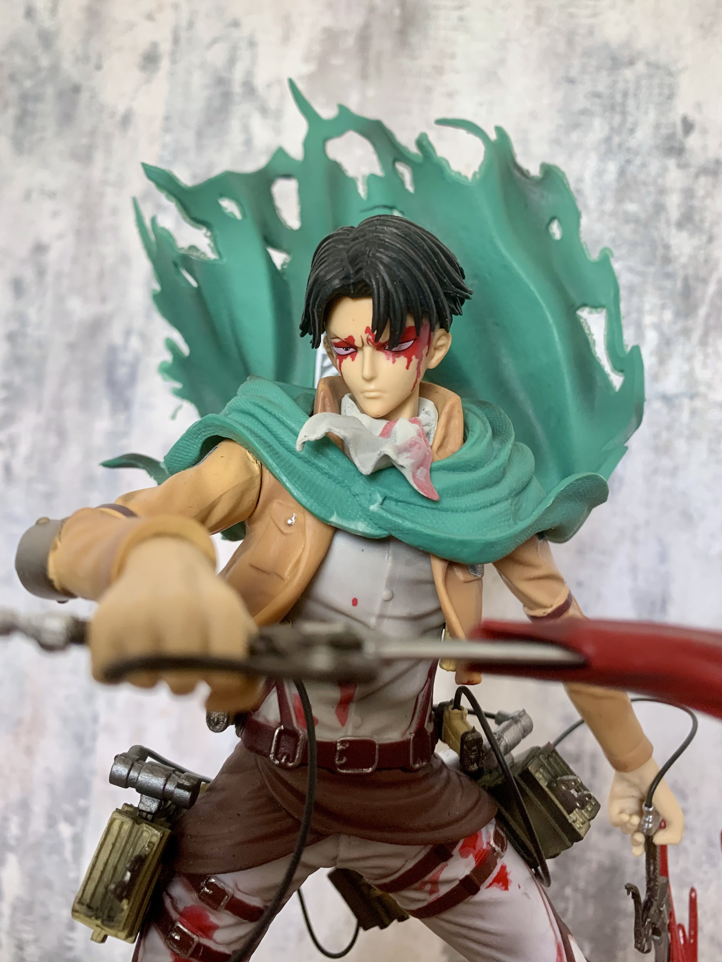 35cm Huge Levi Ackerman Attack On Titan Anime Figure