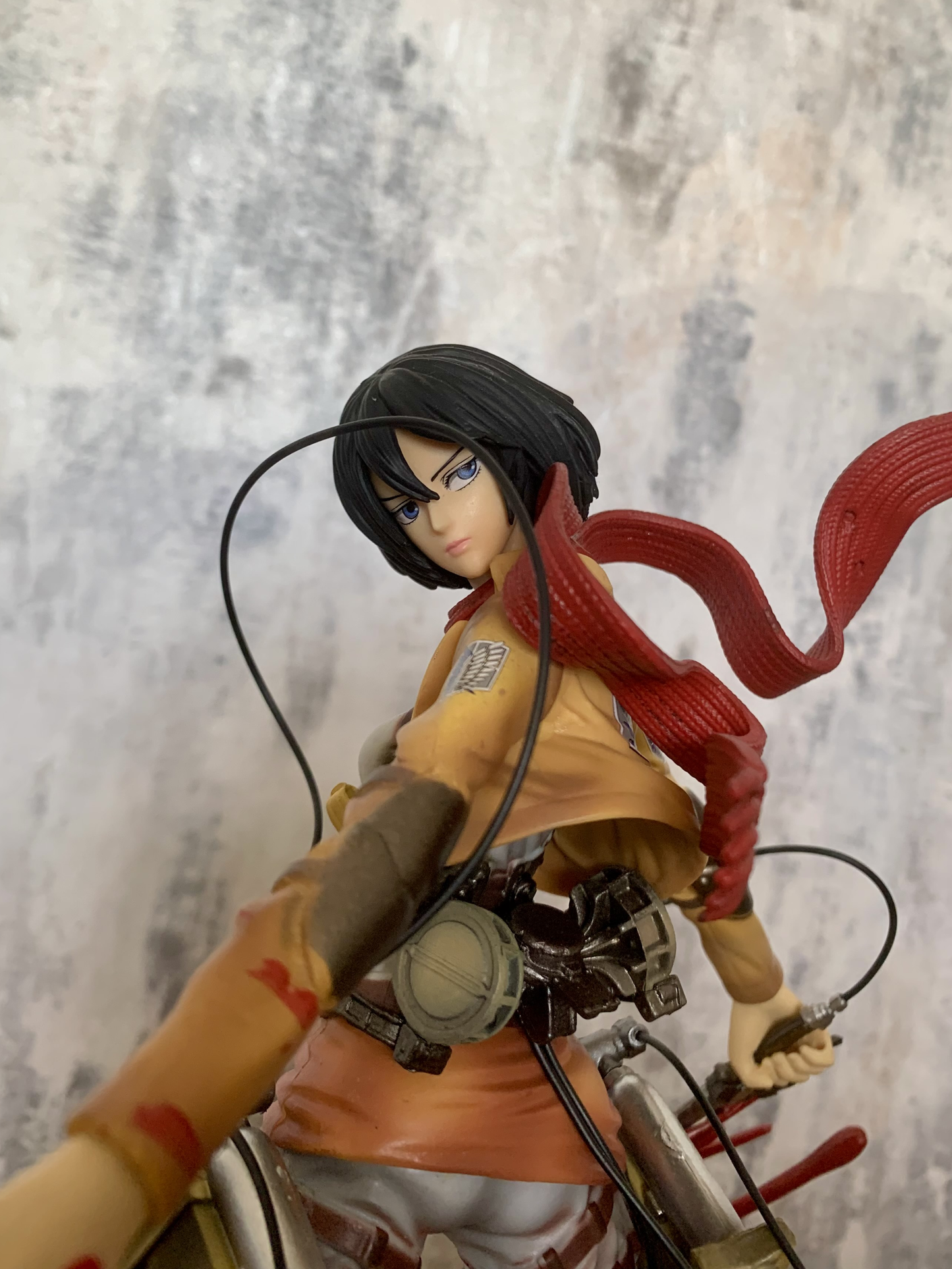 35cm Huge Mikasa Akerman Attack On Titan Anime Figure