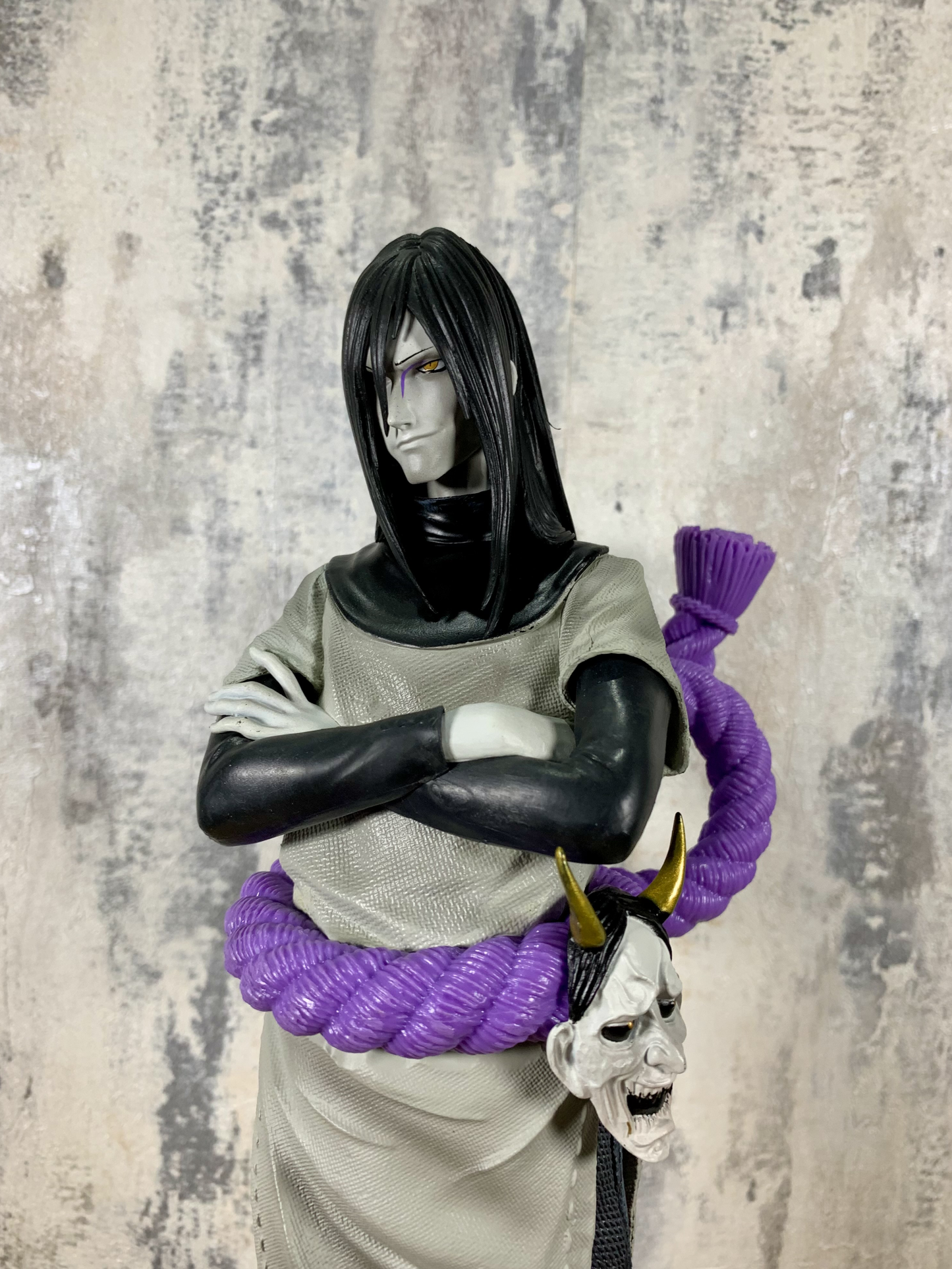 32cm Orochimaru & Stone Dragon Base Naruto Anime Figure