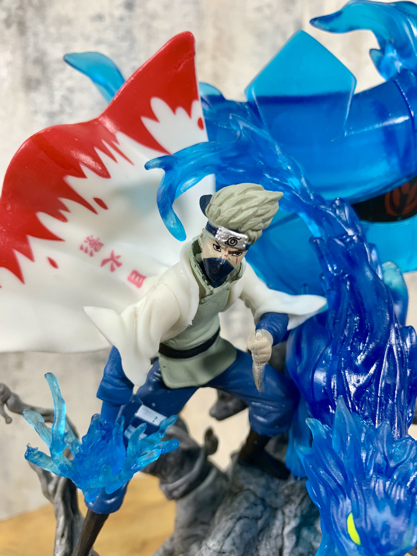 Naruto Kakashi Hatake Summoning Wolf Anime Figure