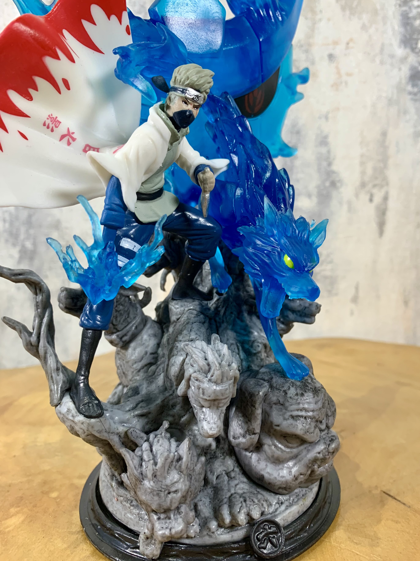 Naruto Kakashi Hatake Summoning Wolf Anime Figure