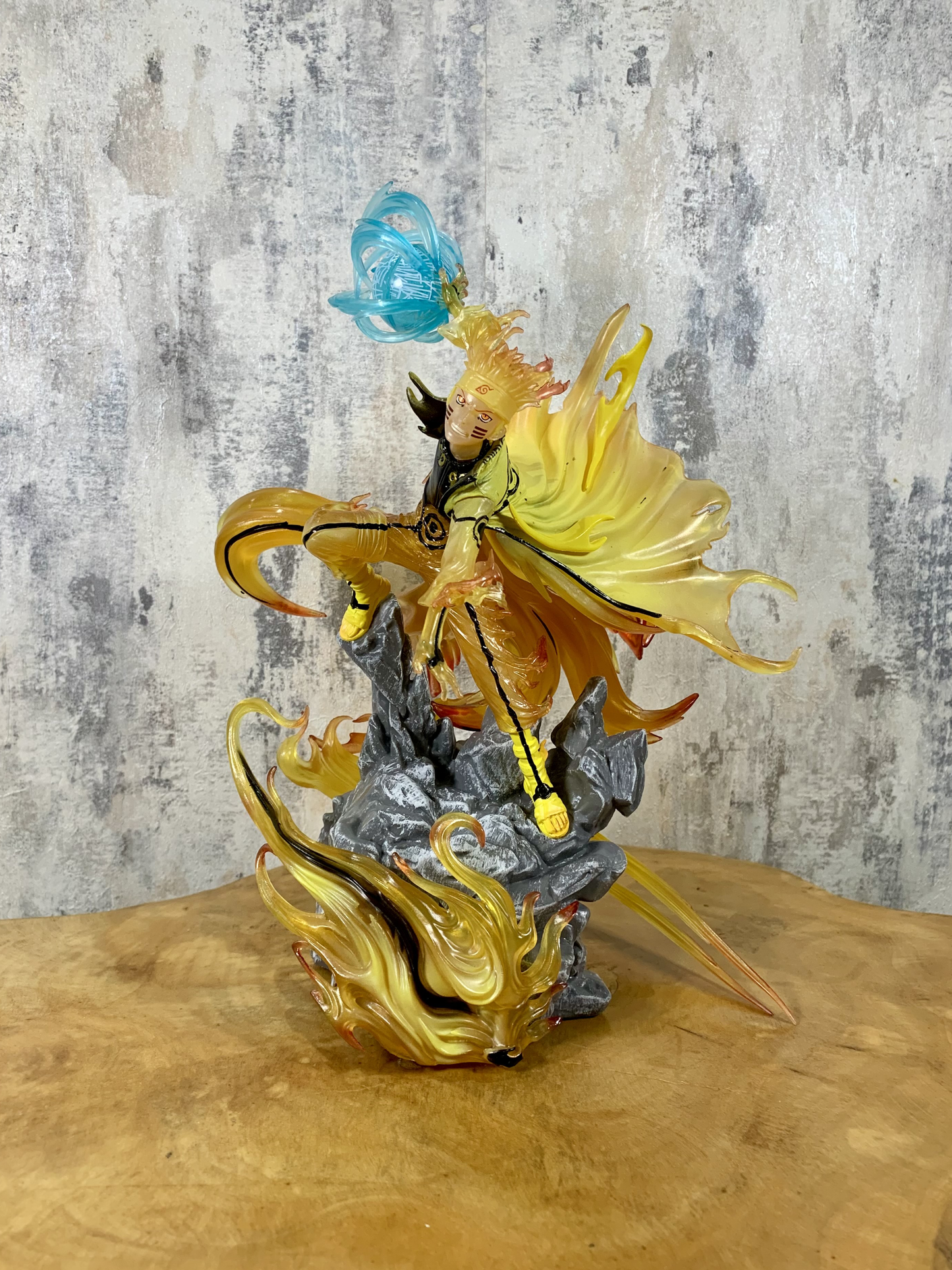 28cm Nine-Tails Chakra Mode Naruto, Naruto Anime Figure