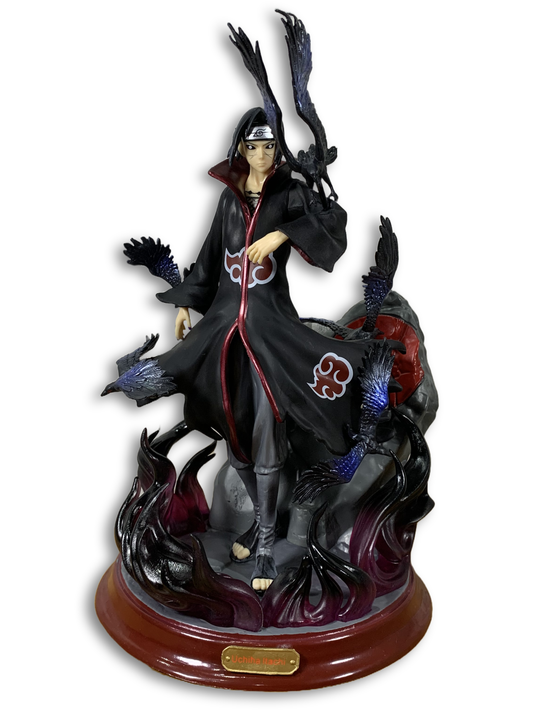 28cm Itachi Uchiha (Amaterasu) & Itachi's Crows Naruto Anime Figure