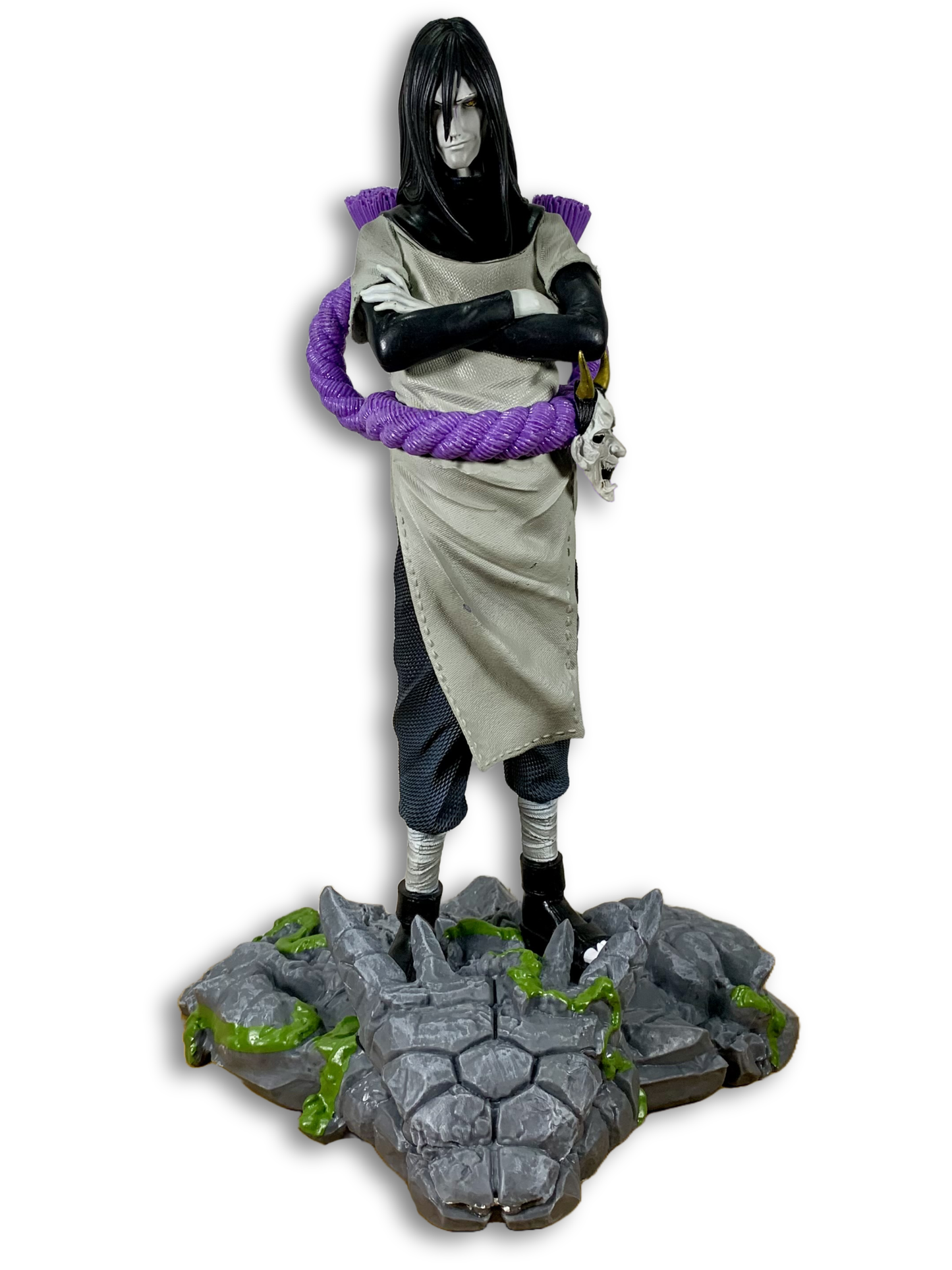 32cm Orochimaru & Stone Dragon Base Naruto Anime Figure