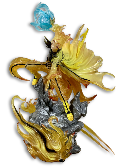 28cm Nine-Tails Chakra Mode Naruto, Naruto Anime Figure